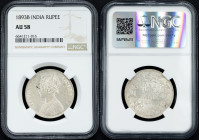 British India, 1 Rupee 1893, Bombay