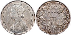 British India, 1/2 Rupee 1894, Bombay