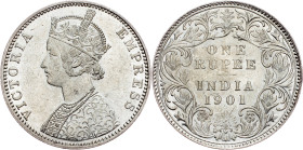 British India, 1 Rupee 1901, Bombay
