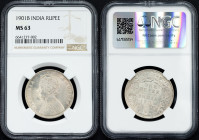British India, 1 Rupee 1901, Bombay