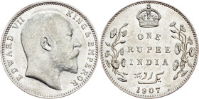 British India, 1 Rupee 1907, Bombay