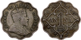 British India, 1 Anna 1910, Bombay