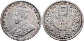 British India, 1/2 Rupee 1912, Bombay