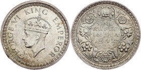 British India, 1 Rupee 1942, Bombay