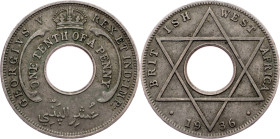 British West Africa, 1/10 Penny 1936, London
