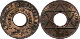 British West Africa, 1/10 Penny 1952, London