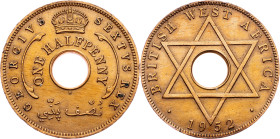 British West Africa, 1/2 Penny 1952, Birmingham