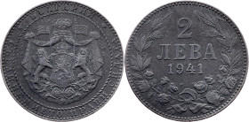 Bulgaria, 2 Leva 1941, Berlin