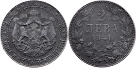 Bulgaria, 2 Leva 1941, Berlin