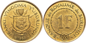 Burundi, 1 Franc 1965, Khartoum