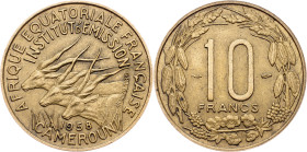 Cameroun, 10 Francs 1958, Paris