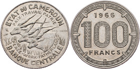 Cameroun, 100 Francs 1966, Paris