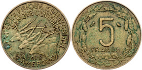 Cameroun, 5 Francs 1970, Paris