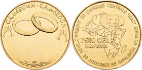 Cameroun, 7500 CFA / 5 AFRICA 2006