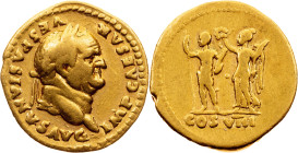 Vespasianus, Aureus 69-79, Rome