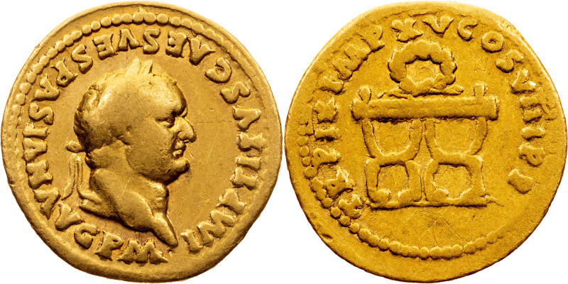 Titus, Aureus 79-81, Rome Titus, Aureus 79-81, Rome, 6,9 g, Gold, RIC II² 106, C...