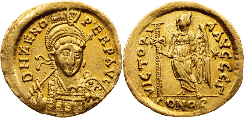 Zeno, Solidus 474-491, Constantinople Zeno, Solidus 474-491, Constantinople, 4,4...