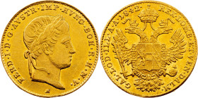 Ferdinand V, 1 Dukat 1842, A, Vienna