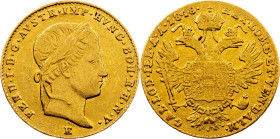 Ferdinand V, 1 Dukat 1848, E, Karlsburg