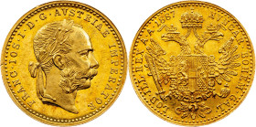 Franz Joseph I, 1 Dukat 1887, Vienna