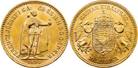 Franz Joseph I, 10 Korona 1894, KB, Kremnitz