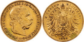 Franz Joseph I, 10 Kronen 1896, Vienna