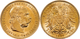 Franz Joseph I, 10 Kronen 1897, Vienna