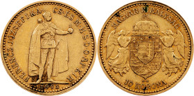 Franz Joseph I, 10 Korona 1904, KB, Kremnitz