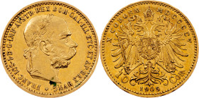 Franz Joseph I, 10 Kronen 1905, Vienna