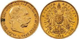 Franz Joseph I, 10 Kronen 1905, Vienna