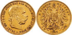 Franz Joseph I, 10 Kronen 1905, Vienna