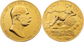 Franz Joseph I, 100 Kronen 1908, Vienna