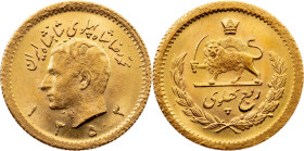 Mohammad Rezā Pahlavī, 1/4 Pahlavi 1353 (1974), Tehran