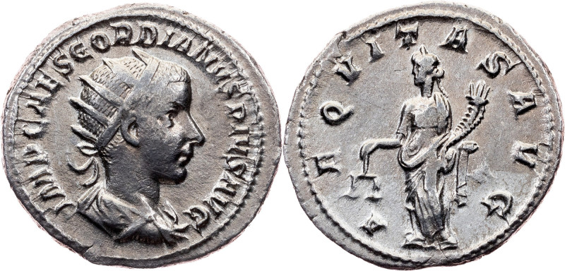 Gordianus III, Denarius 238-244, Rome Gordianus III, Denarius 238–244, Rome, 3,4...