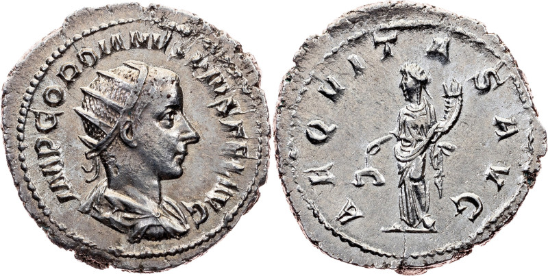 Gordianus III, Antoninian 238-244, Rome Gordianus III, Antoninian 238–244, Rome,...