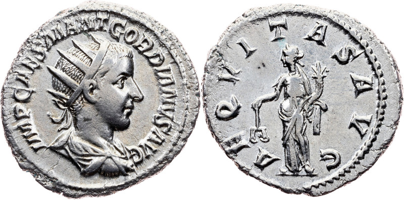 Gordianus III, Antoninian 238-244, Rome Gordianus III, Antoninian 238–244, Rome,...