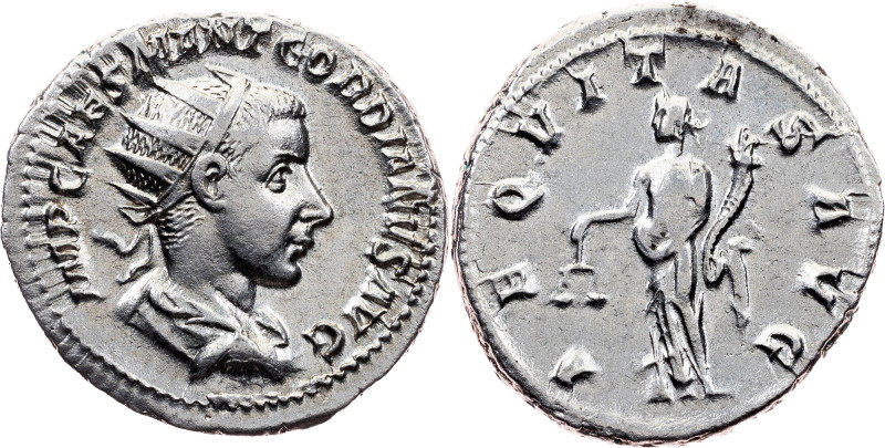 Gordianus III, Antoninian 238-244, Rome Gordianus III, Antoninian 238–244, Rome,...