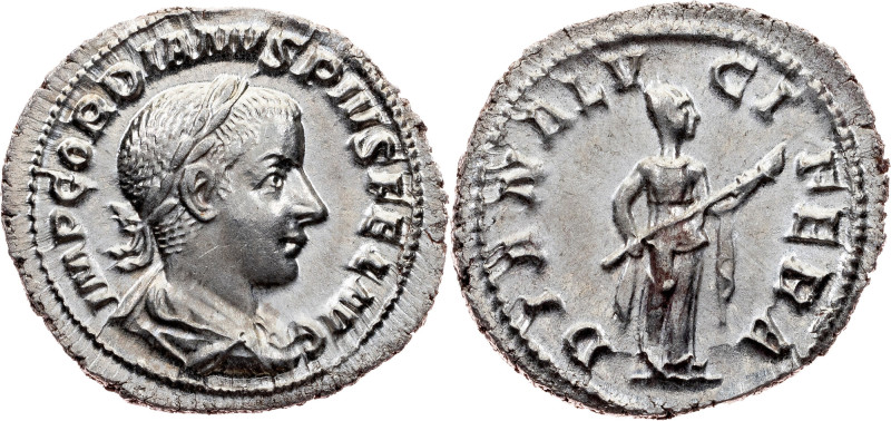 Gordianus III, Denarius 238-244, Rome Gordianus III, Denarius 238–244, Rome, 2,7...