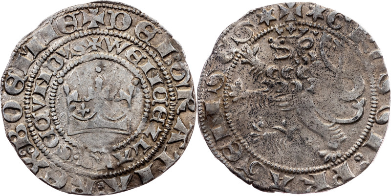 Wenceslaus II, Prague Groschen ND (1300-1305), Kuttenberg Wenceslaus II, Prague ...