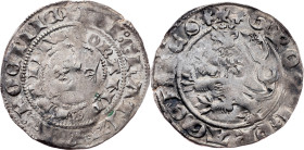 John of Bohemia, Prague Groschen ND (1310-1346), Kuttenberg