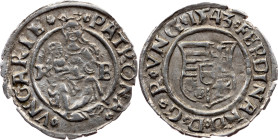Ferdinand II, Denar 1543, KB, Kremnitz
