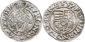 Ferdinand I, Denar 1557, Kremnitz