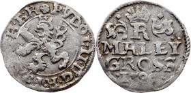 Rudolph II, Maley Groschen 1596, Prague