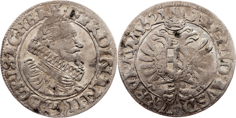 Ferdinand II, 15 Kreuzer 1622, Brno Ferdinand II, 15 Kreuzer 1622, Brno, 3 g, Si...