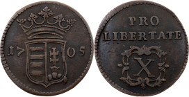 Franz II Rákóczi, X Poltura 1705