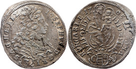 Joseph I, 3 Kreuzer 1705, CH, Pressburg