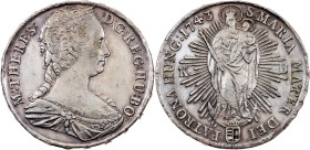 Maria Theresia, 1 Thaler 1743, KB, Kremnitz