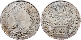 Maria Theresia, 20 Kreuzer 1765, Vienna