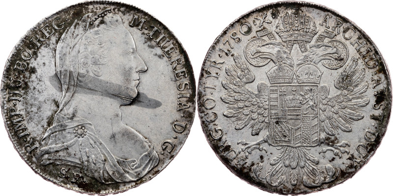 Maria Theresia, 1 Thaler 1780, S.F. Maria Theresia, 1 Thaler 1780, S.F., 27,822 ...