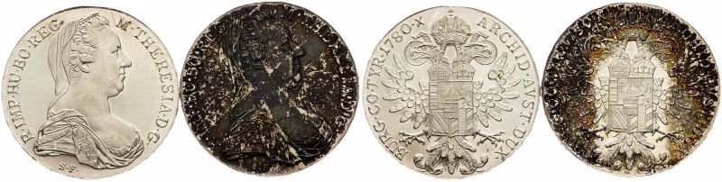 Maria Theresia, 1 Thaler 1780, S.F., Restrike Maria Theresia, 1 Thaler 1780, S.F...